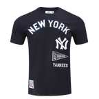 MLB NEW YORK YANKEES RETRO CLASSIC MEN'S STRIPED TOP (MIDNIGHT NAVY)