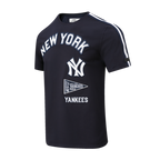 MLB NEW YORK YANKEES RETRO CLASSIC MEN'S STRIPED TOP (MIDNIGHT NAVY)