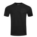 MLB NEW YORK YANKEES NEUTRAL HAUT À ÉPAULES TOMBANTES POUR HOMME (NOIR)