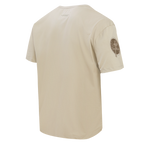 MLB NEW YORK YANKEES NEUTRAL HAUT À ÉPAULES TOMBANTES POUR HOMME (TAUPE)