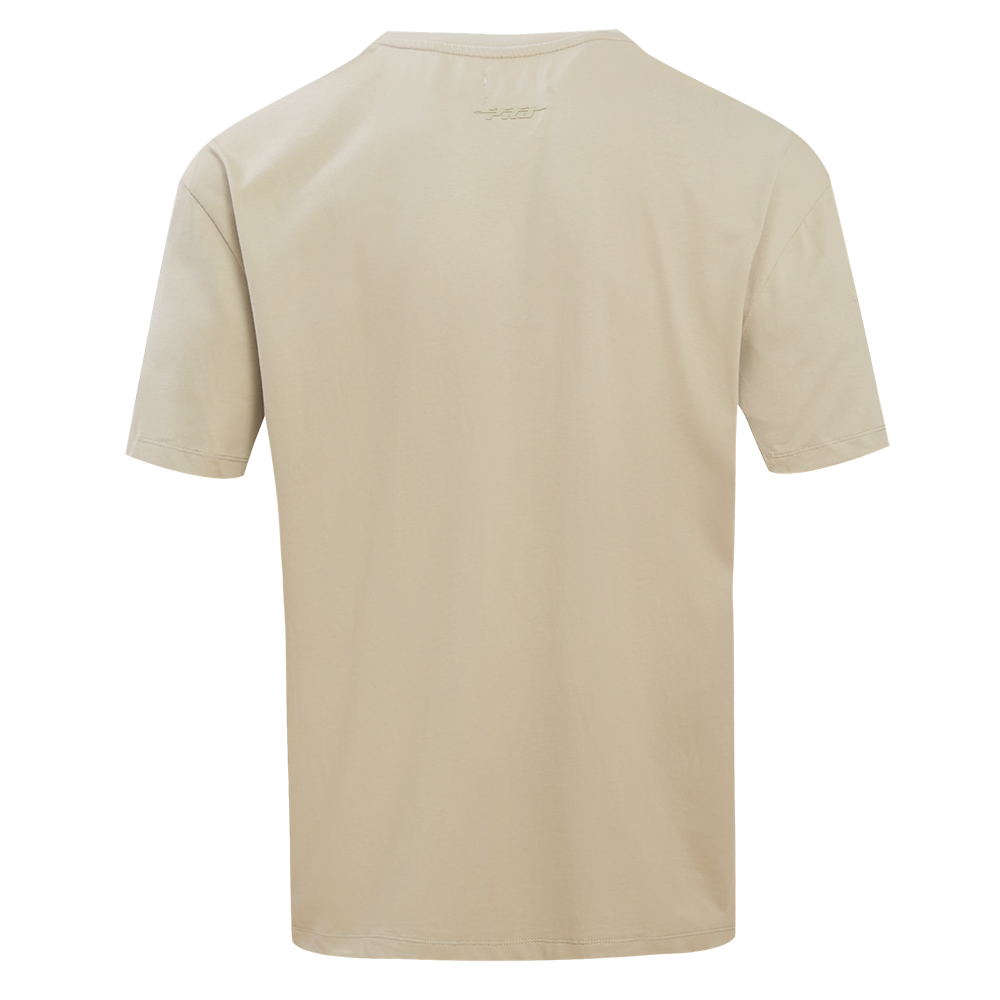 MLB NEW YORK YANKEES NEUTRAL HAUT À ÉPAULES TOMBANTES POUR HOMME (TAUPE)