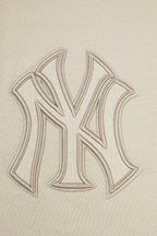 MLB NEW YORK YANKEES NEUTRAL HAUT À ÉPAULES TOMBANTES POUR HOMME (TAUPE)