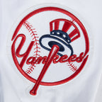 MLB NEW YORK YANKEES WINGSPAN HAUT À MANCHES LONGUES ET À ÉPAULES TOMBANTES V2 POUR HOMME (BLANC)