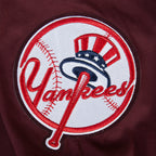 MLB NEW YORK YANKEES WINGSPAN HAUT À MANCHES LONGUES ET À ÉPAULES TOMBANTES V2 POUR HOMME (LIE-DE-VIN)