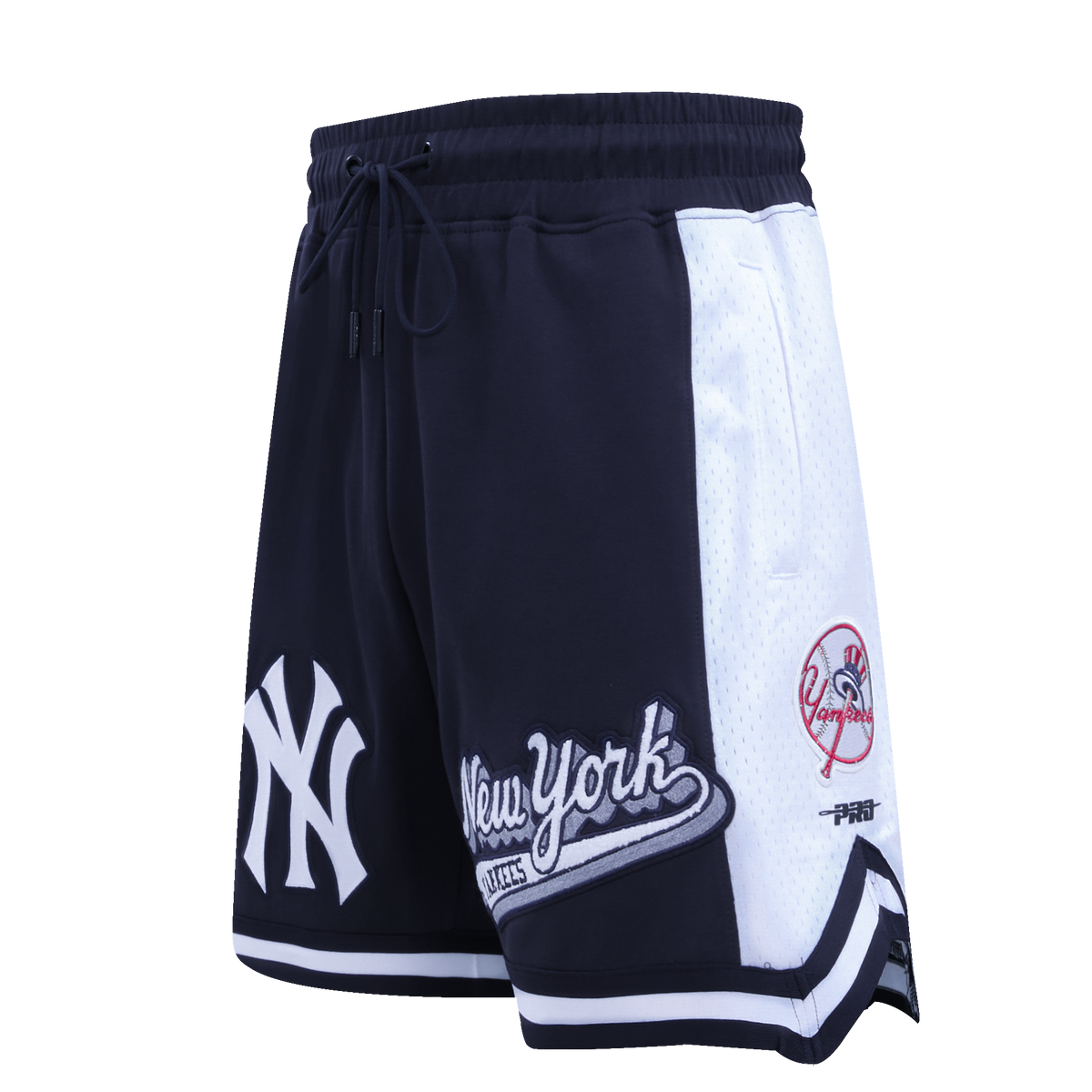 MLB NEW YORK YANKEES SCRIPT TAIL SHORT EN MAILLE DOUBLE 2.0 POUR HOMME (MARINE MINUIT)