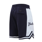 MLB NEW YORK YANKEES SCRIPT TAIL SHORT EN MAILLE DOUBLE 2.0 POUR HOMME (MARINE MINUIT)