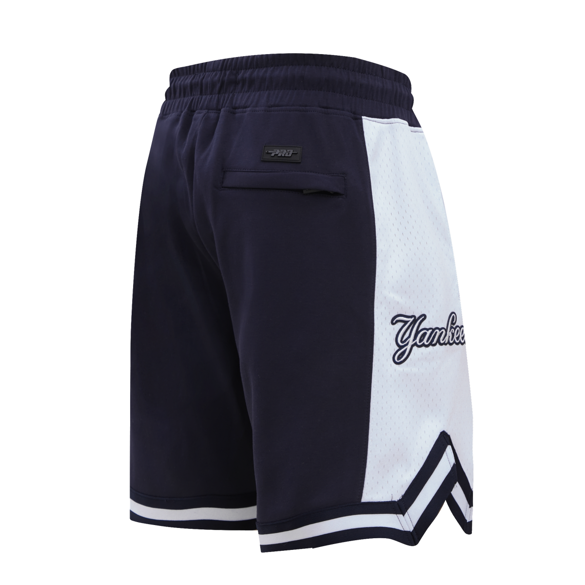 MLB NEW YORK YANKEES SCRIPT TAIL SHORT EN MAILLE DOUBLE 2.0 POUR HOMME (MARINE MINUIT)