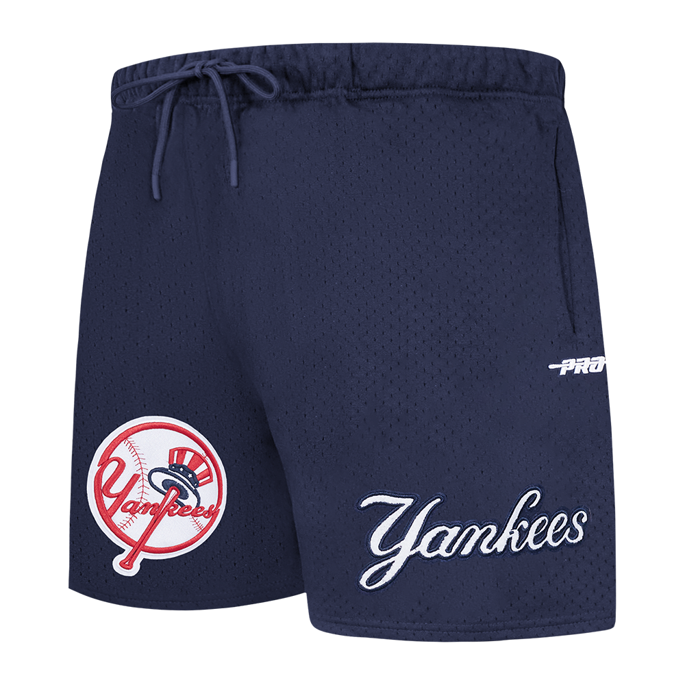MLB NEW YORK YANKEES SOUVENIR SHORT EN FILET POUR HOMME (GRIS)