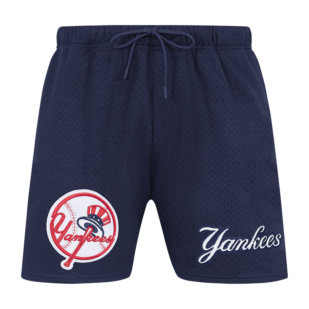 MLB NEW YORK YANKEES SOUVENIR SHORT EN FILET POUR HOMME (GRIS)