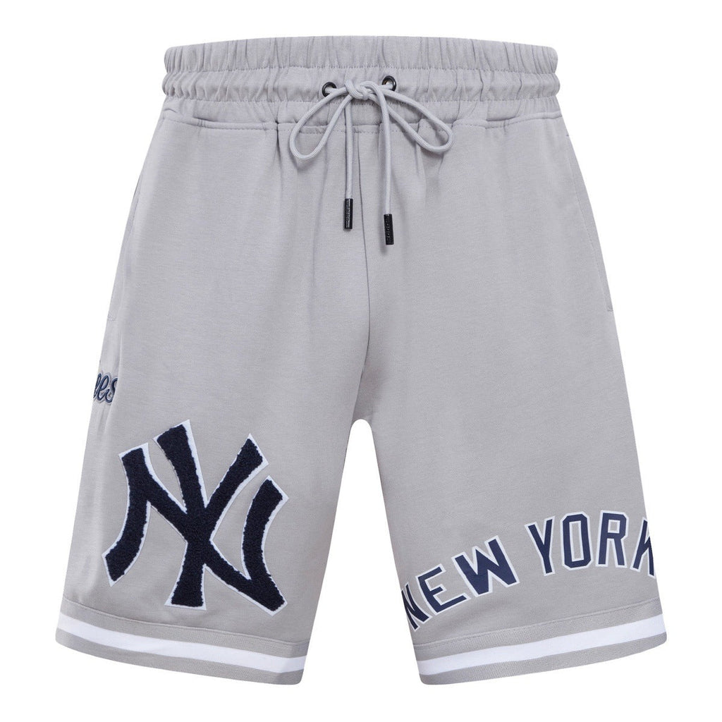 MLB NEW YORK YANKEES CLASSIC CHENILLE SHORT POUR HOMME (GRIS)