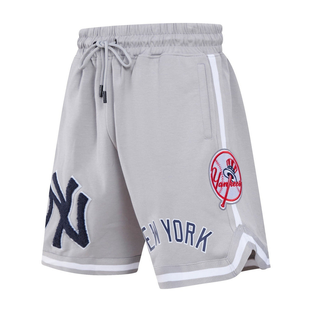 MLB NEW YORK YANKEES CLASSIC CHENILLE SHORT POUR HOMME (GRIS)