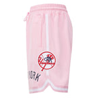 MLB NEW YORK YANKEES CLASSIC CHENILLE MEN'S SHORT (PINK)