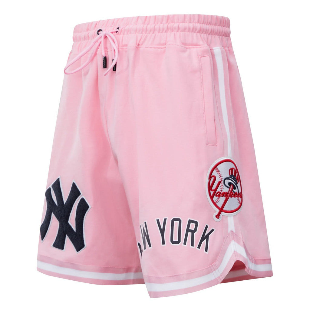 MLB NEW YORK YANKEES CLASSIC CHENILLE MEN'S SHORT (PINK)