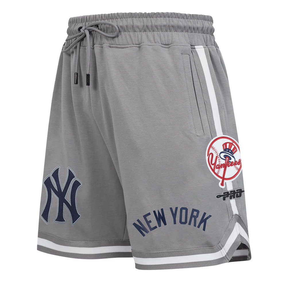 MLB NEW YORK YANKEES CLASSIC CHENILLE MEN'S PRO DK SHORT (GRAY)