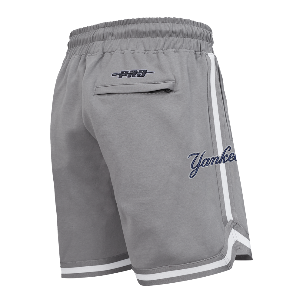 MLB NEW YORK YANKEES CLASSIC CHENILLE MEN'S PRO DK SHORT (GRAY)