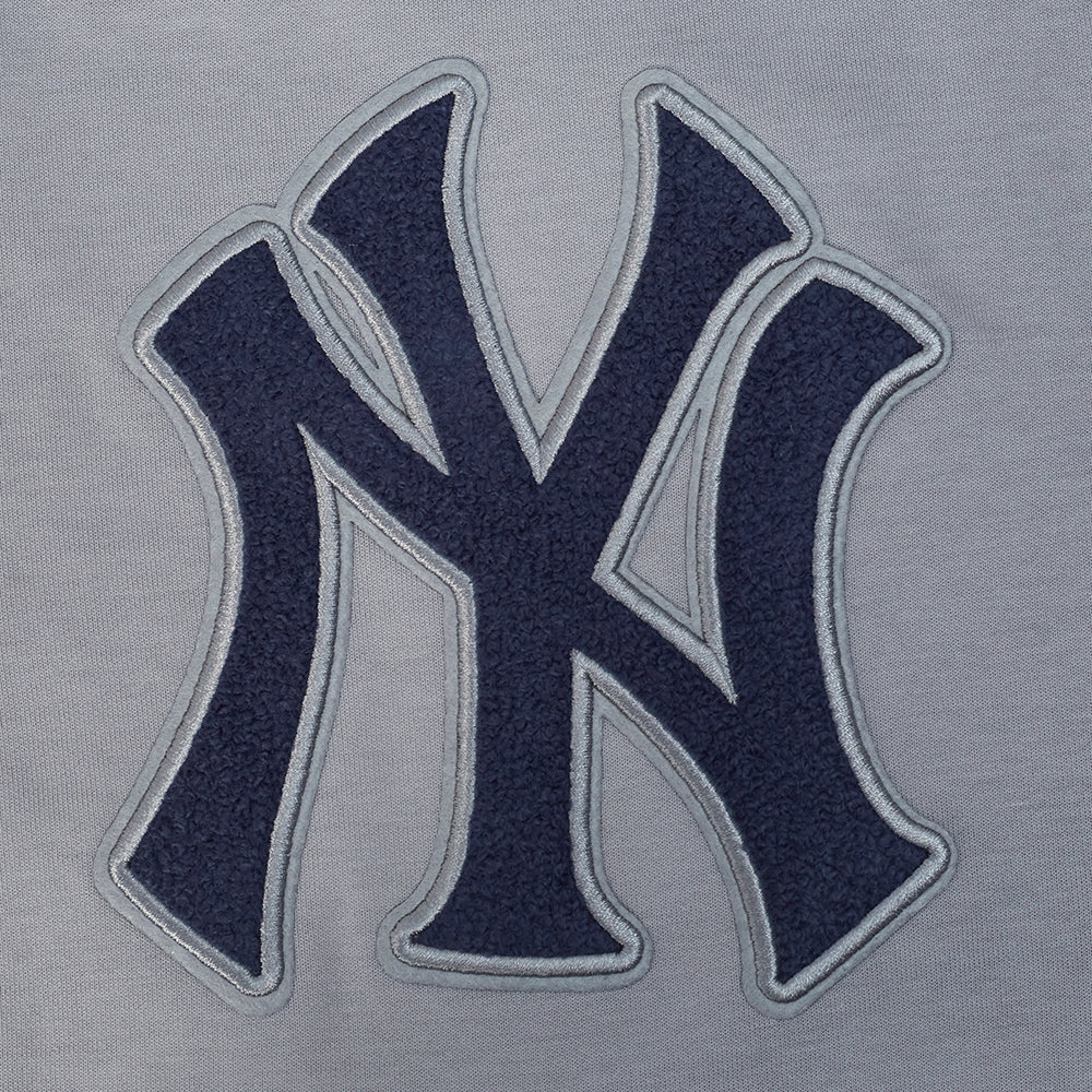 MLB NEW YORK YANKEES CLASSIC CHENILLE MEN'S PRO DK SHORT (GRAY)