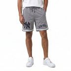 MLB NEW YORK YANKEES CLASSIC CHENILLE MEN'S PRO DK SHORT (GRAY)