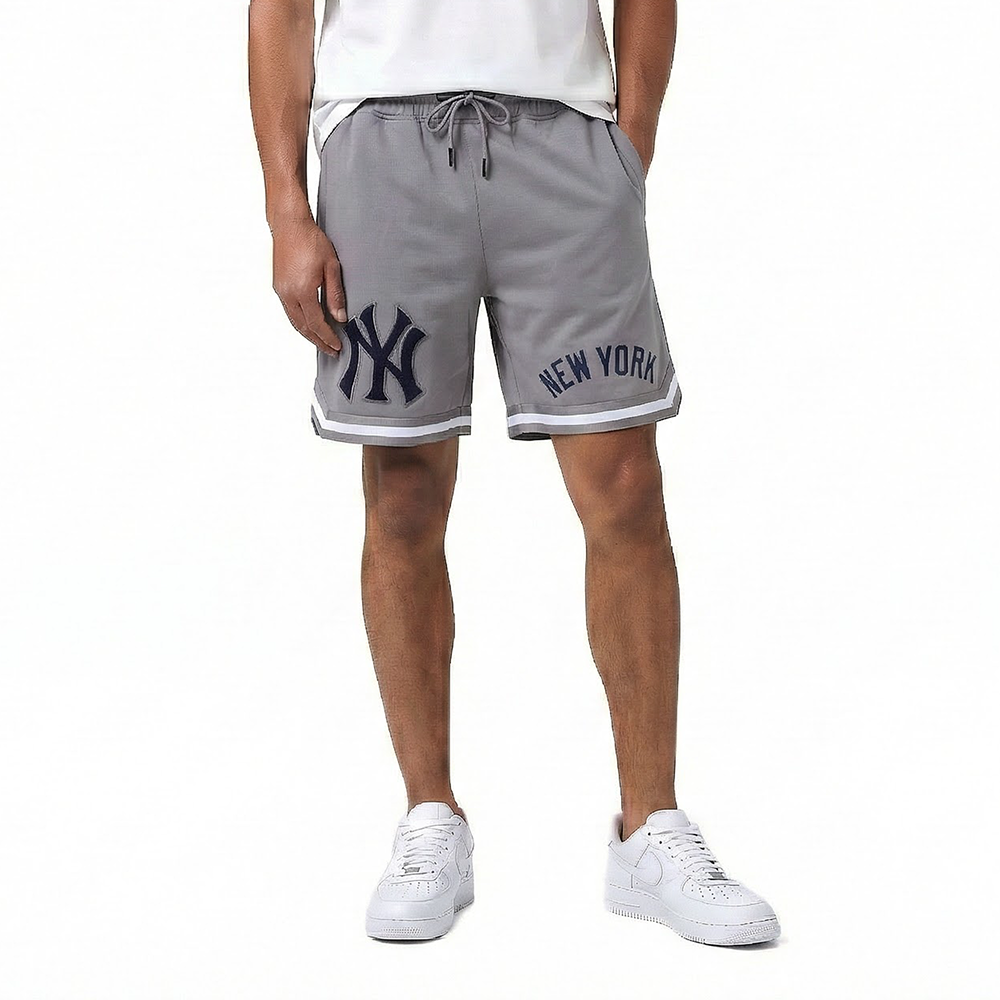 MLB NEW YORK YANKEES CLASSIC CHENILLE MEN'S PRO DK SHORT (GRAY)