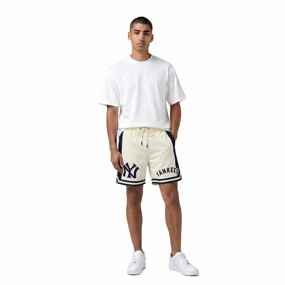 MLB NEW YORK YANKEES RETRO CLASSICS MEN'S PRO 2.0 DK SHORT (EGGSHELL/ MIDNIGHT NAVY)
