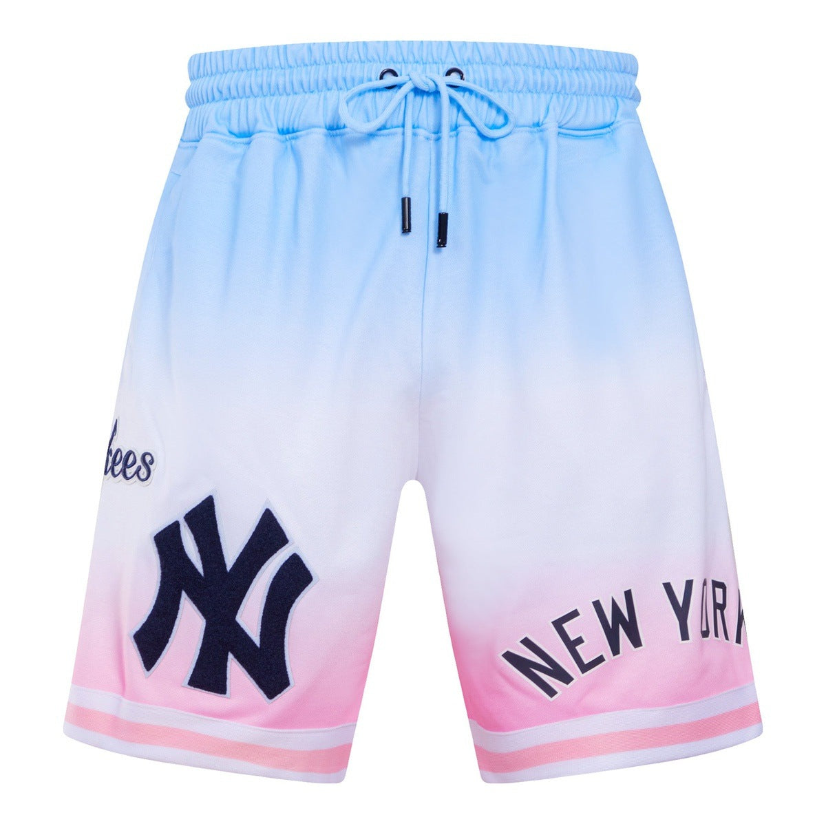 MLB NEW YORK YANKEES LOGO MEN'S PRO TEAM SHORT OMBRE (BLUE/WHITE/PINK)