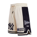 MLB NEW YORK YANKEES RETRO CLASSIC SHORT 2.0 POUR HOMME (COQUILLE D'ŒUF/MARINE MINUIT)
