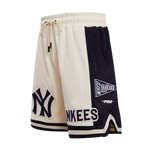 MLB NEW YORK YANKEES RETRO CLASSIC SHORT 2.0 POUR HOMME (COQUILLE D'ŒUF/MARINE MINUIT)
