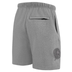MLB NEW YORK YANKEES NEUTRAL SHORT EN MOLLETON POUR HOMME (GRIS CHINÉ FONCÉ)