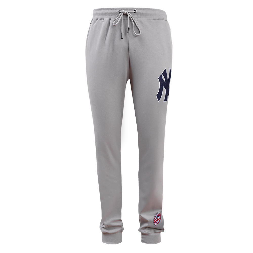 MLB NEW YORK YANKEES CLASSIC CHENILLE PANTALON JOGGER POUR HOMME (GRIS)