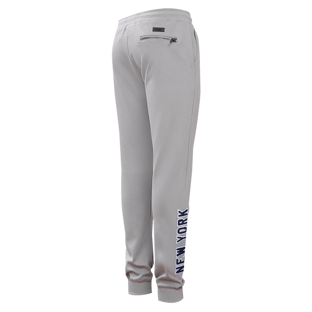 MLB NEW YORK YANKEES CLASSIC CHENILLE PANTALON JOGGER POUR HOMME (GRIS)