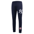 MLB NEW YORK YANKEES CLASSIC CHENILLE MEN'S JOGGER (MIDNIGHT NAVY)