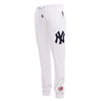 MLB NEW YORK YANKEES CLASSIC CHENILLE MEN'S JOGGER (WHITE)