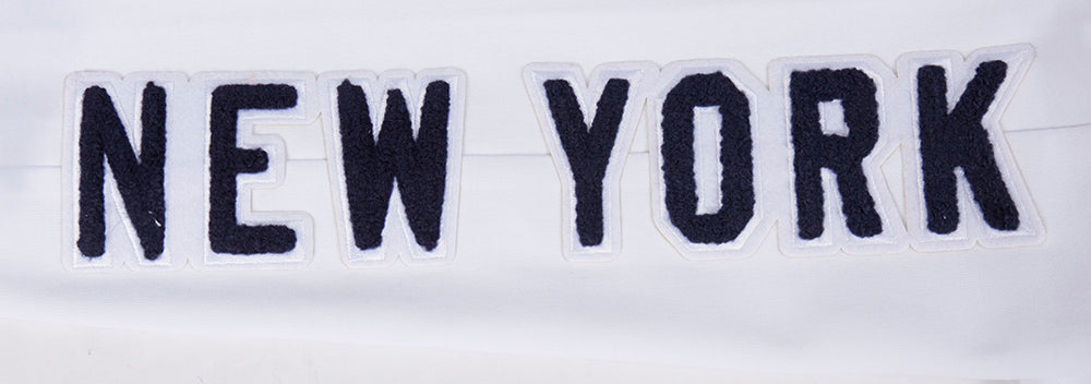 MLB NEW YORK YANKEES CLASSIC CHENILLE MEN'S JOGGER (WHITE)