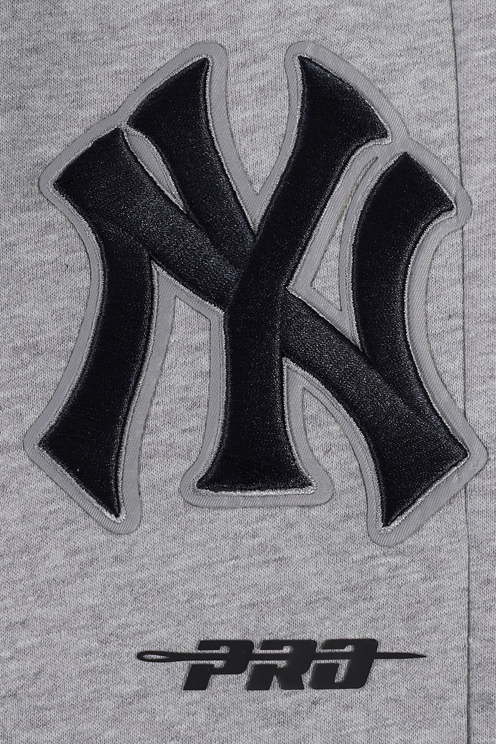 MLB NEW YORK YANKEES SCRIPT TAIL PANTALON OUATÉ EN MOLLETON CÔTELÉ POUR HOMME (GRIS CHINÉ/MARINE MINUIT)