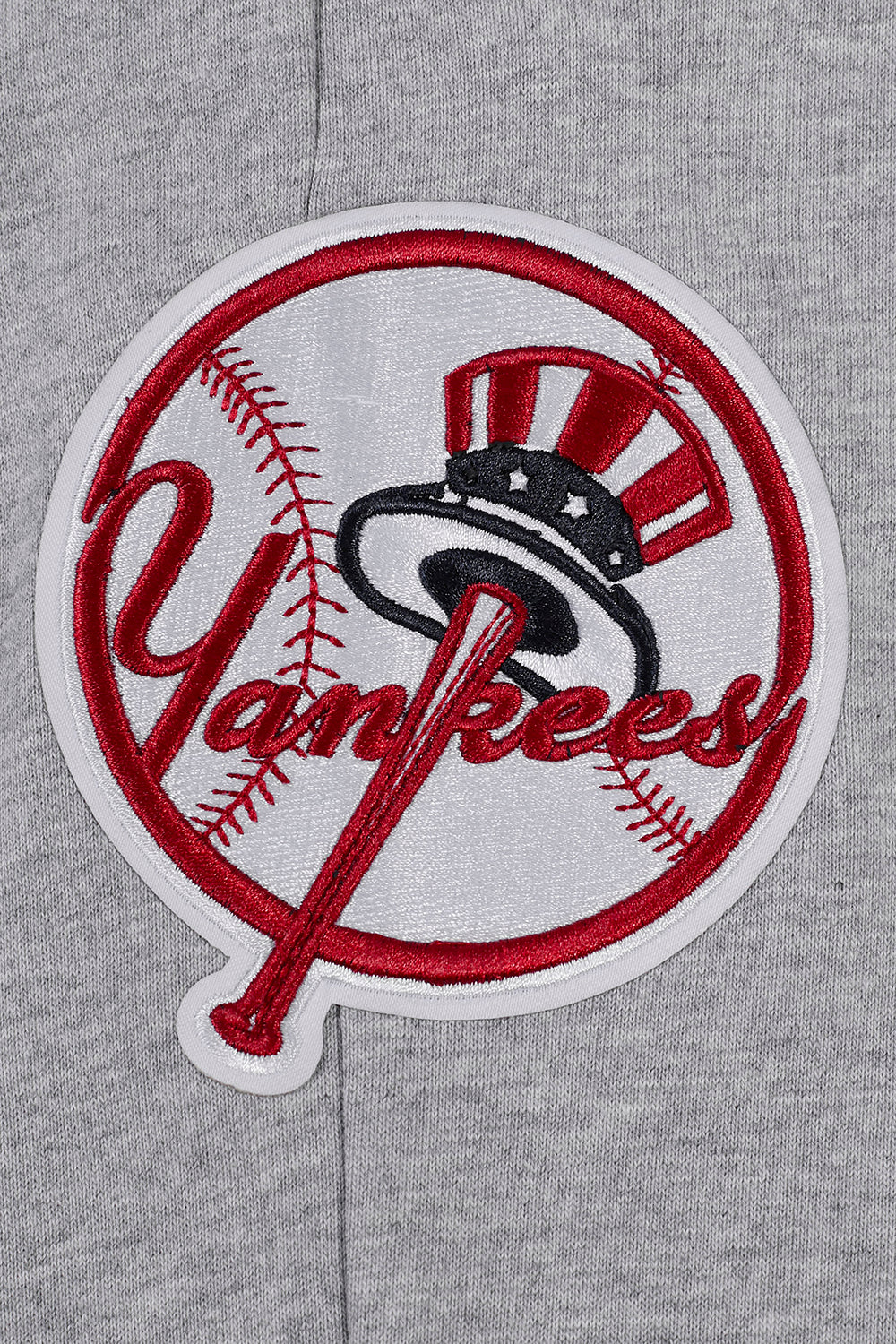 MLB NEW YORK YANKEES SCRIPT TAIL PANTALON OUATÉ EN MOLLETON CÔTELÉ POUR HOMME (GRIS CHINÉ/MARINE MINUIT)