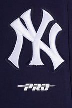 MLB NEW YORK YANKEES SCRIPT TAIL MEN'S RIB FLC SWEATPANT (MIDNIGHT NAVY)