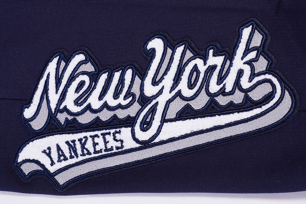 MLB NEW YORK YANKEES SCRIPT TAIL MEN'S RIB FLC SWEATPANT (MIDNIGHT NAVY)