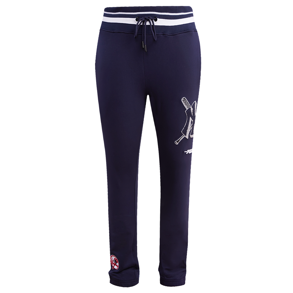 MLB NEW YORK YANKEES MASH UP MEN'S RIB FLC SWEATPANT (MIDNIGHT NAVY)