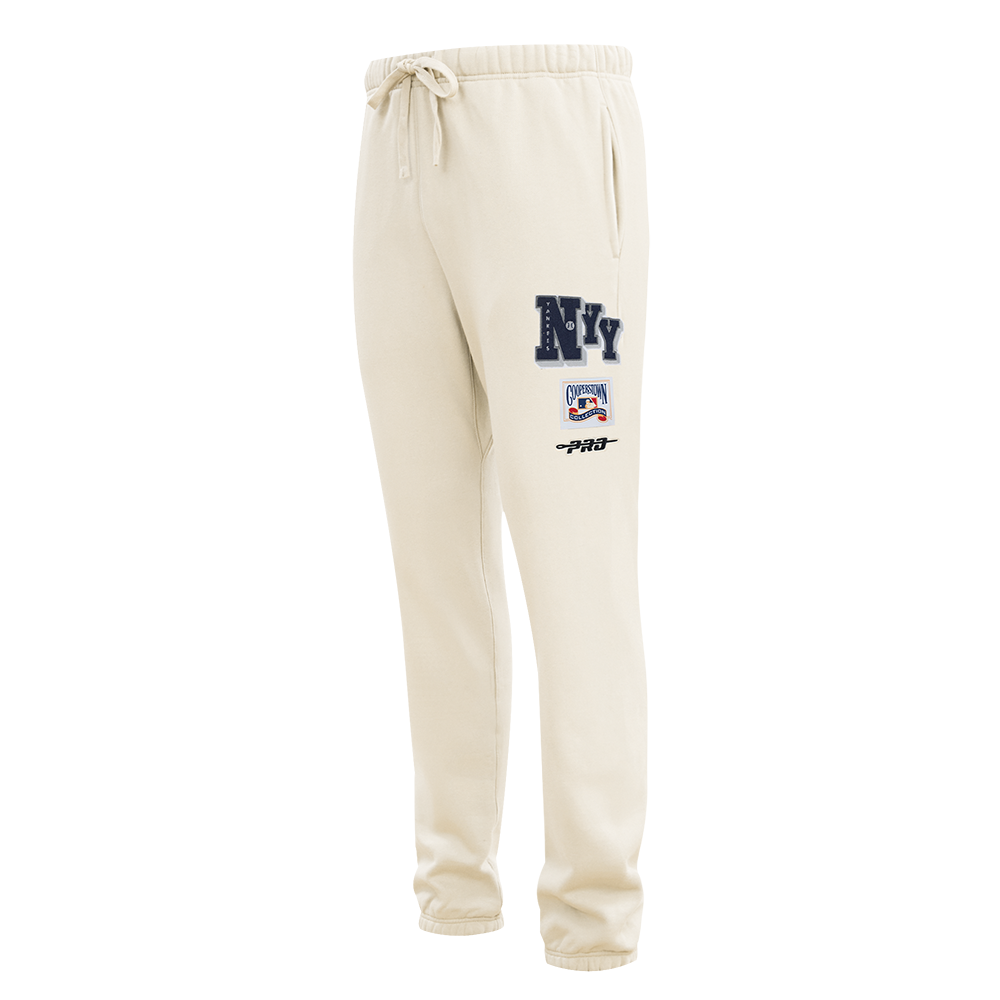 MLB NEW YORK YANKEES BEST OF MEN'S FLC SWEATPANT (EGGSHELL)