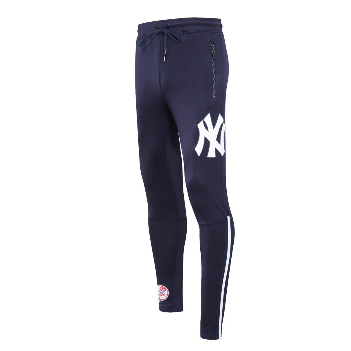MLB NEW YORK YANKEES CLASSIC PANTALON D'ENTRAÎNEMENT EN MAILLE DOUBLE POUR HOMME (MARINE MINUIT)