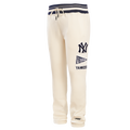 MLB NEW YORK YANKEES RETRO CLASSIC MEN'S SWEATPANT (EGGSHELL/ MIDNIGHT NAVY)