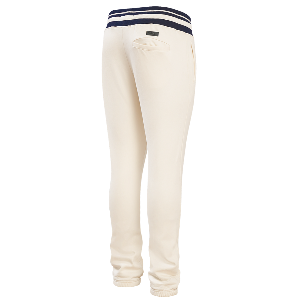 MLB NEW YORK YANKEES RETRO CLASSIC MEN'S SWEATPANT (EGGSHELL/ MIDNIGHT NAVY)