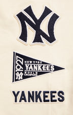 MLB NEW YORK YANKEES RETRO CLASSIC MEN'S SWEATPANT (EGGSHELL/ MIDNIGHT NAVY)