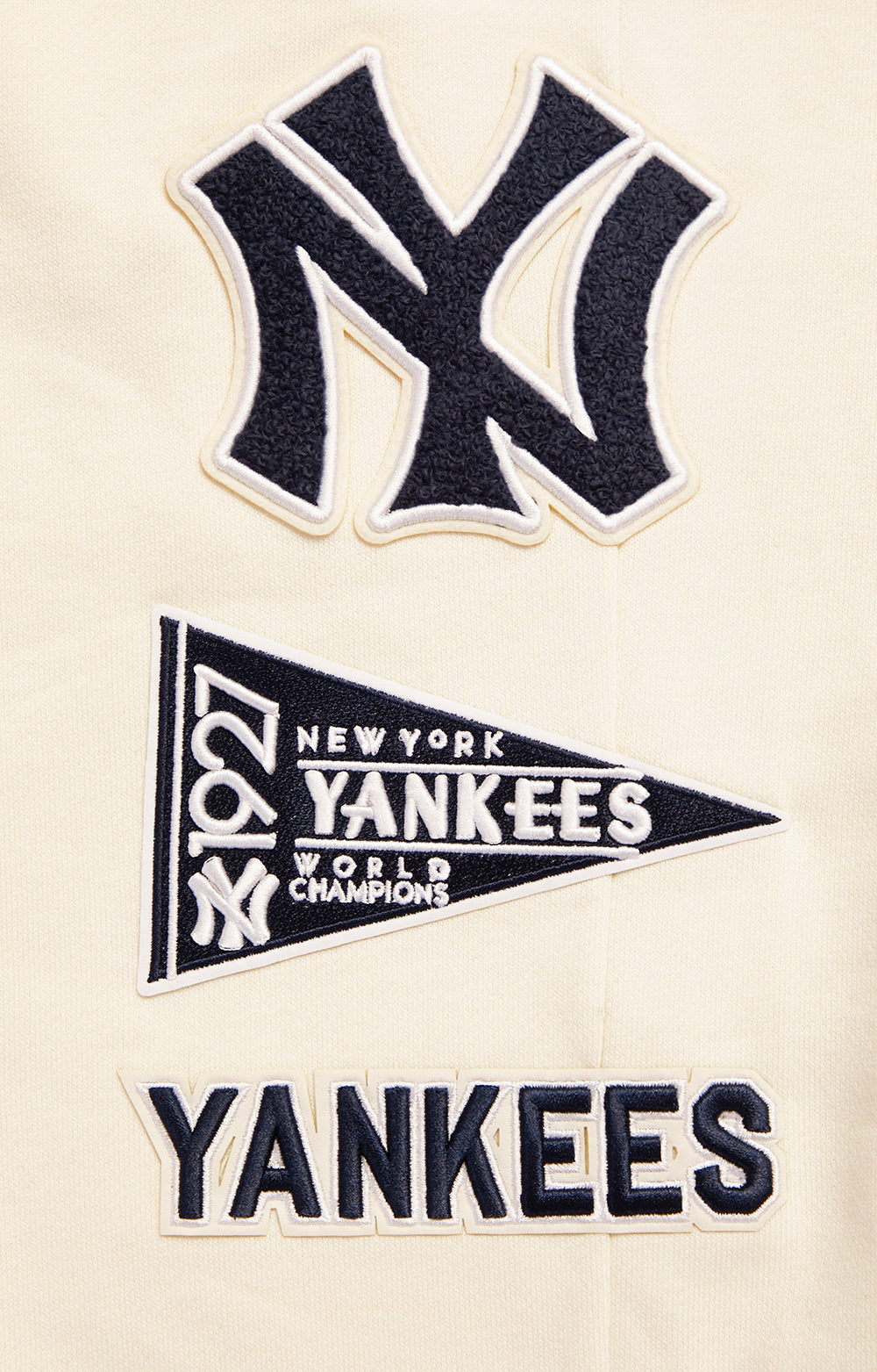 MLB NEW YORK YANKEES RETRO CLASSIC MEN'S SWEATPANT (EGGSHELL/ MIDNIGHT NAVY)