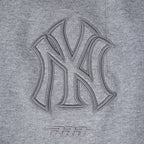 MLB NEW YORK YANKEES NEUTRAL MEN'S  FLC SWEATPANT (DARK HEATHER GRAY)