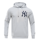 MLB NEW YORK YANKEES CLASSIC CHENILLE CHANDAIL À CAPUCHON POUR HOMME (GRIS)