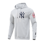 MLB NEW YORK YANKEES CLASSIC CHENILLE CHANDAIL À CAPUCHON POUR HOMME (GRIS)