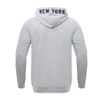 MLB NEW YORK YANKEES CLASSIC CHENILLE CHANDAIL À CAPUCHON POUR HOMME (GRIS)