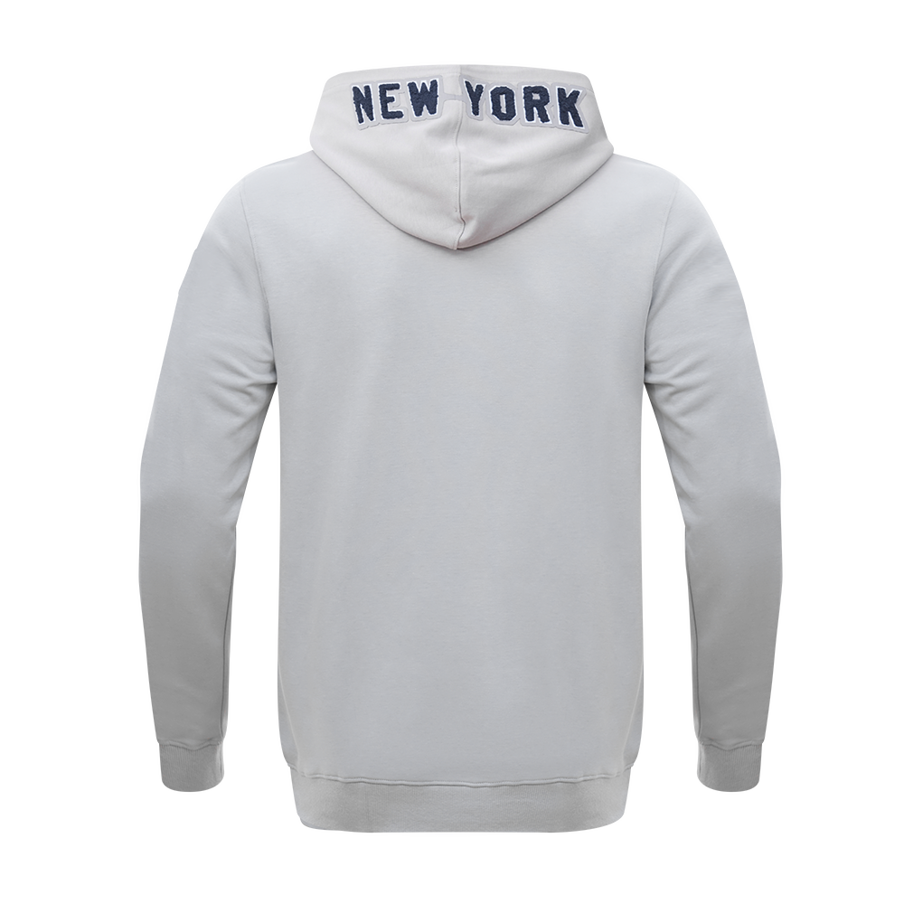 MLB NEW YORK YANKEES CLASSIC CHENILLE CHANDAIL À CAPUCHON POUR HOMME (GRIS)