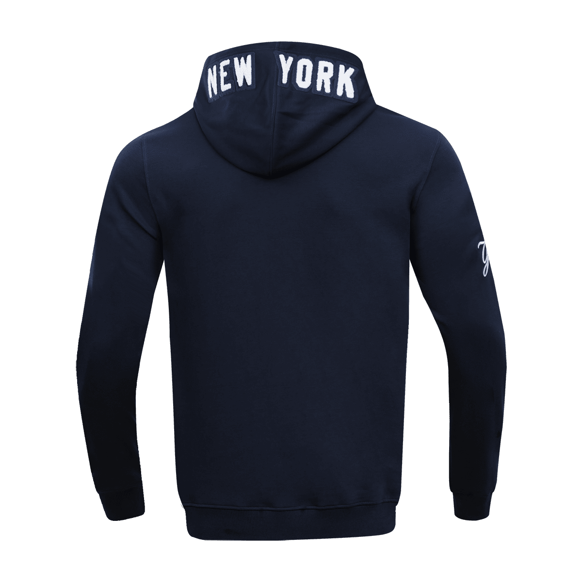 MLB NEW YORK YANKEES CLASSIC CHENILLE MEN'S PULLOVER HOODIE (MIDNIGHT NAVY)