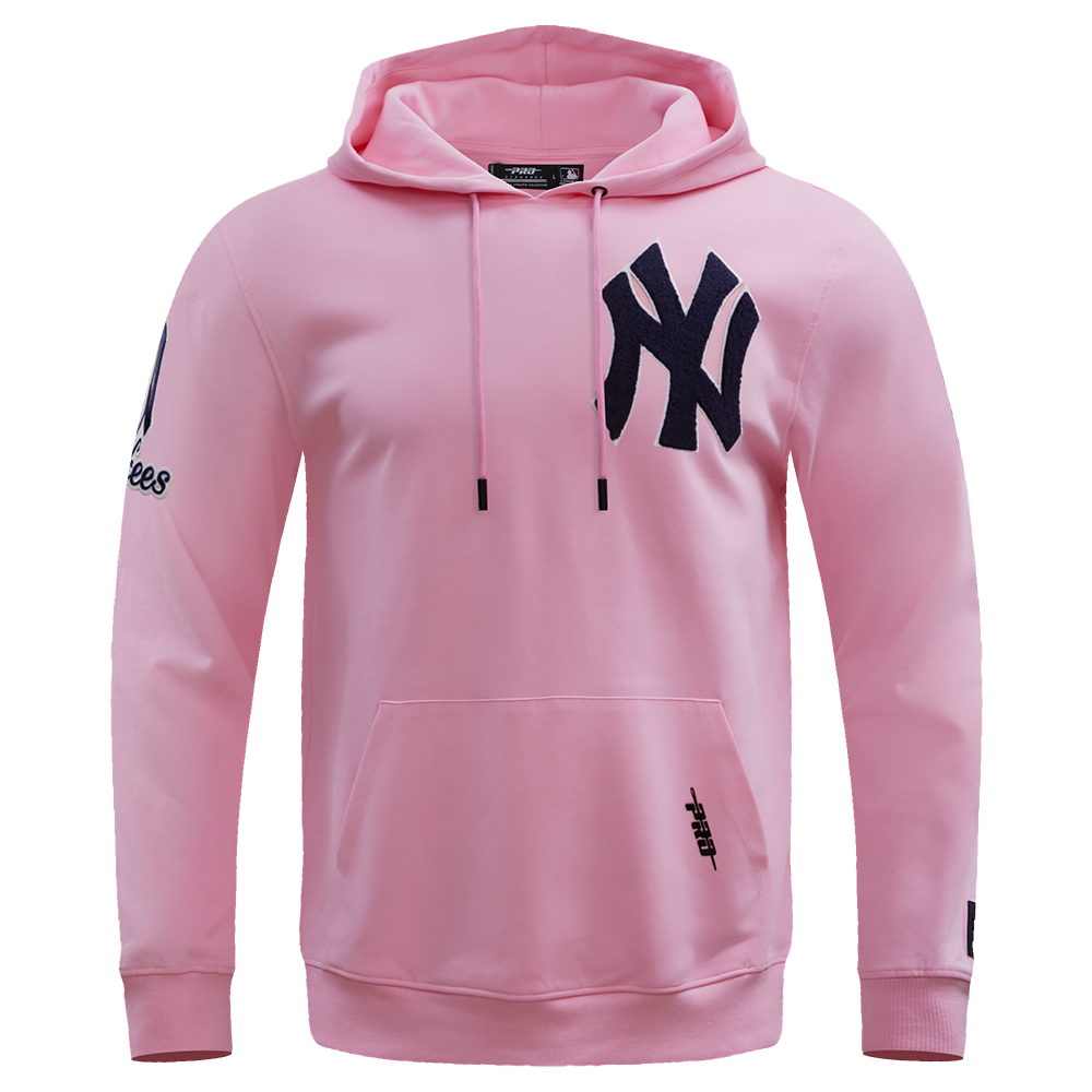 MLB NEW YORK YANKEES CLASSIC CHENILLE CHANDAIL À CAPUCHON POUR HOMME (ROSE)